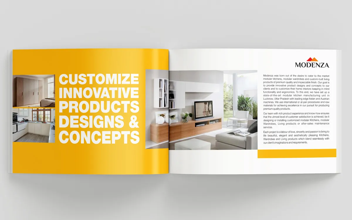Brochure Design for Modenza